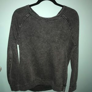 Billabong Gray Overdyed Sweatshirt. Size M